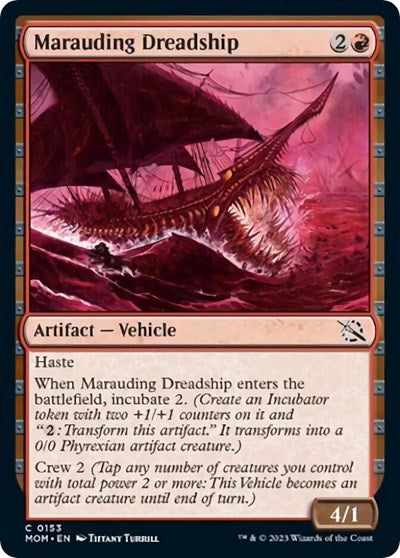 Marauding Dreadship (March of the Machine) Near Mint Foil