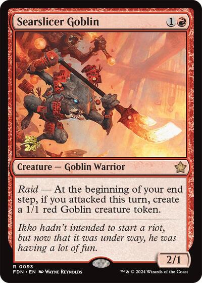 Searslicer Goblin (Promos: Prerelease Cards) Light Play Foil