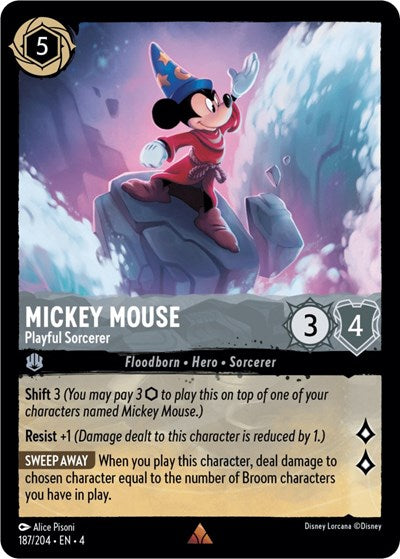 Mickey Mouse - Playful Sorcerer (Ursula's Return) Near Mint