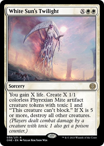 White Sun's Twilight (Phyrexia: All Will Be One) Medium Play Foil
