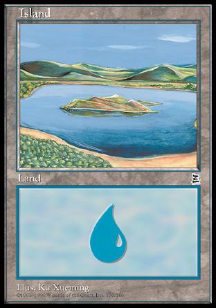 Island (170) (Portal Three Kingdoms) Light Play