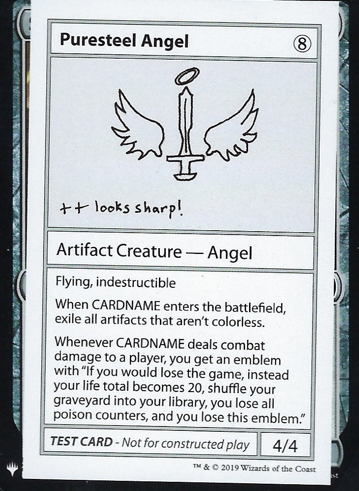 Puresteel Angel (Mystery Booster Test Print) Near Mint