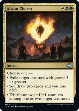Abzan Charm (Double Masters 2022) Near Mint Foil