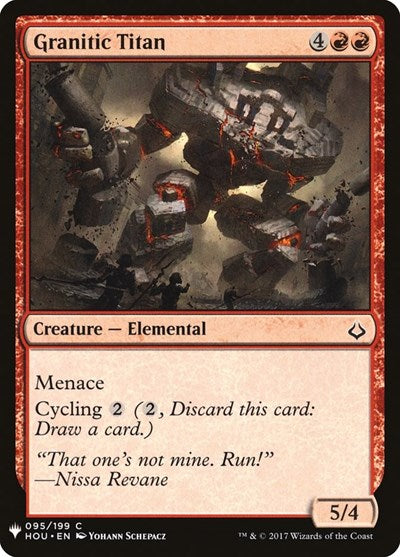 Granitic Titan (Mystery Booster) Near Mint