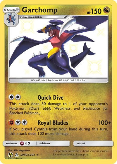 Garchomp (Hidden Fates: Shiny Vault) Near Mint Holofoil