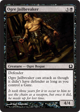 Ogre Jailbreaker (Return to Ravnica) Medium Play Foil