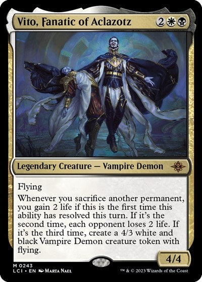 Vito, Fanatic of Aclazotz (The Lost Caverns of Ixalan) Near Mint Foil