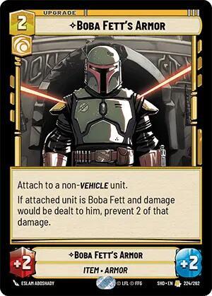 Boba Fett's Armor (Shadows of the Galaxy) Near Mint Foil