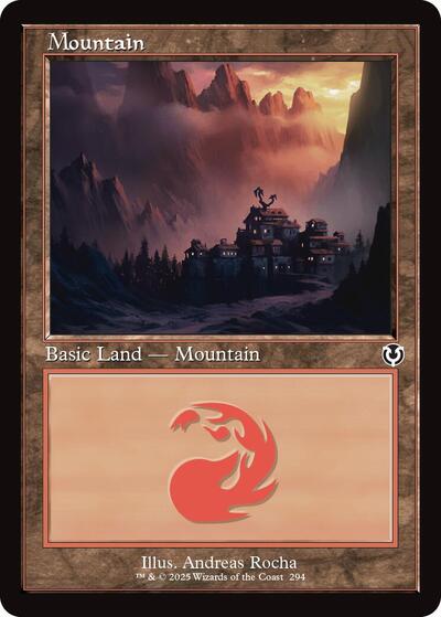 Mountain (294) (Retro Frame) (Innistrad Remastered) Near Mint