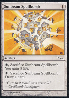 Sunbeam Spellbomb (Mirrodin) Heavy Play Foil