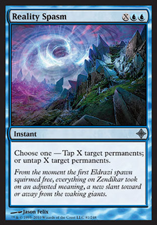 Reality Spasm (Rise of the Eldrazi) Medium Play