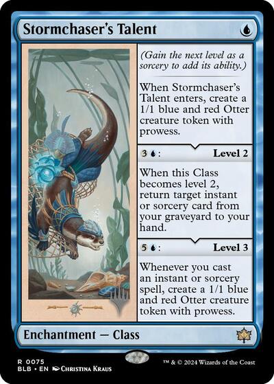 Stormchaser's Talent (Promo Pack: Bloomburrow) Light Play Foil