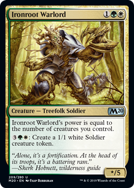 Ironroot Warlord (Magic 2020 Core Set) Near Mint