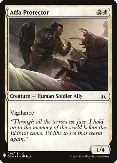 Affa Protector (Mystery Booster) Light Play