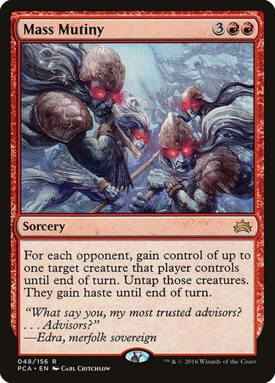 Mass Mutiny (Planechase Anthology) Medium Play