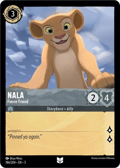 Nala - Fierce Friend (Into the Inklands) Near Mint Cold Foil