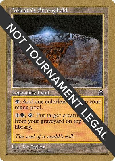 Volrath's Stronghold - 1999 Jakub Slemr (STH) (World Championship Decks) Heavy Play