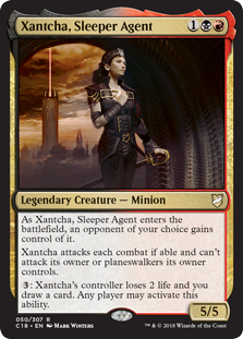 Xantcha, Sleeper Agent (Commander 2018) Heavy Play