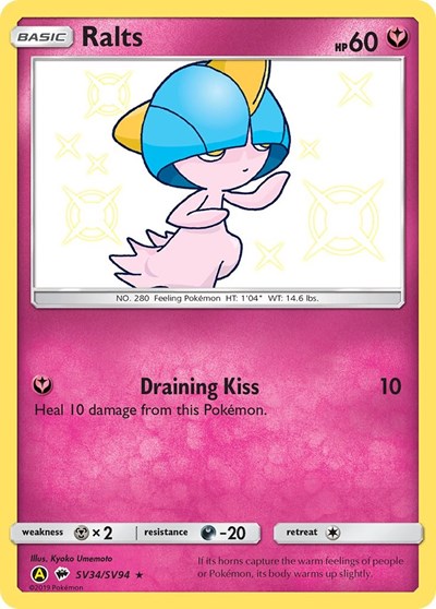 Ralts (Hidden Fates: Shiny Vault) Near Mint Holofoil