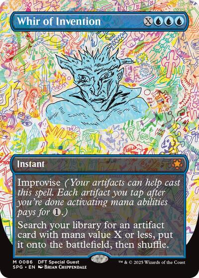 Whir of Invention (Borderless) (Special Guests) Near Mint Foil