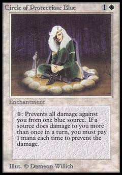 Circle of Protection: Blue (Alpha) Medium Play