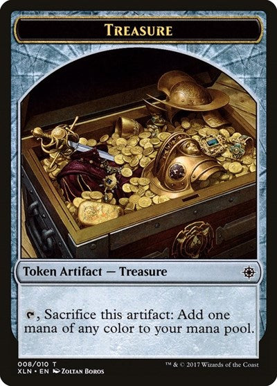 Treasure Token (008) (Ixalan) Light Play