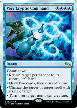 Very Cryptic Command (D) (Return target permanent) (Unstable) Near Mint Foil