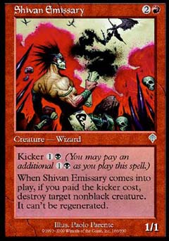 Shivan Emissary (Invasion) Medium Play Foil