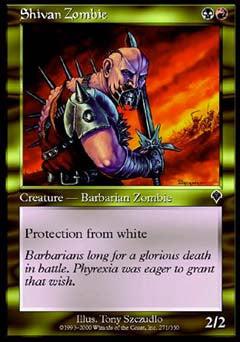 Shivan Zombie (Invasion) Medium Play