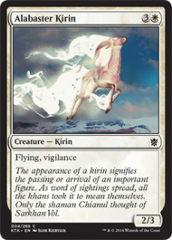 Alabaster Kirin (Khans of Tarkir) Light Play Foil