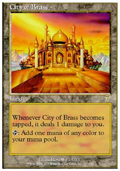 City of Brass (7th Edition) Heavy Play