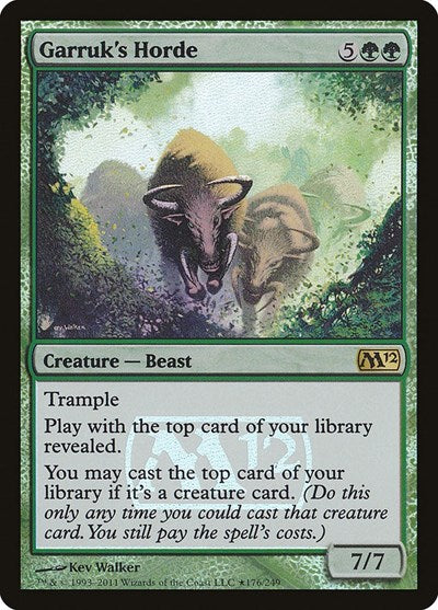 Garruk's Horde (Promos: Launch Party and Release Event) Medium Play Foil