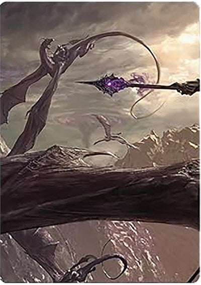 Nazgul Battle-Mace Art Card (Art Series: Universes Beyond: The Lord of the Rings: Tales of Middle-earth) Near Mint