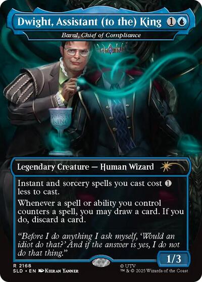 Dwight, Assistant (to the) King - Baral, Chief of Compliance (Secret Lair) Light Play Foil