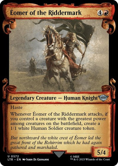 Eomer of the Riddermark (Showcase Scrolls) (Universes Beyond: The Lord of the Rings: Tales of Middle-earth) Near Mint Foil