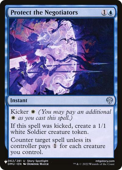 Protect the Negotiators (The List) Light Play