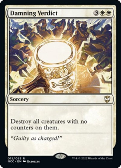 Damning Verdict (Commander: Streets of New Capenna) Light Play
