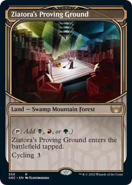 Ziatora's Proving Ground (Showcase) (Streets of New Capenna) Light Play Foil