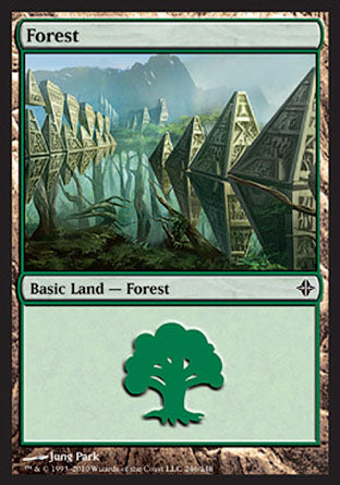 Forest (246) (Rise of the Eldrazi) Near Mint Foil