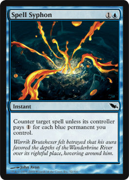 Spell Syphon (Shadowmoor) Medium Play Foil