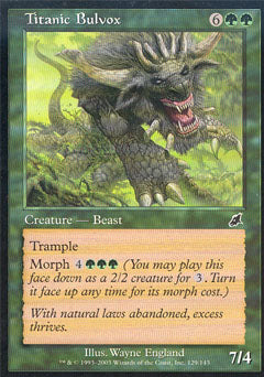 Titanic Bulvox (Scourge) Light Play Foil