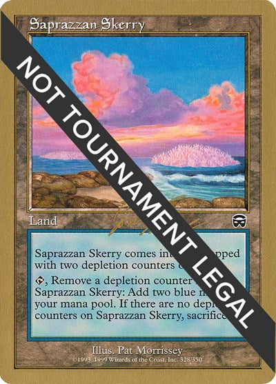 Saprazzan Skerry - 2000 Jon Finkel (MMQ) (World Championship Decks) Light Play