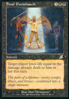 Final Punishment (Scourge) Near Mint Foil