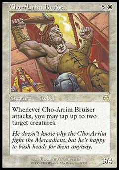 Cho-Arrim Bruiser (Mercadian Masques) Medium Play
