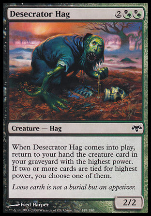 Desecrator Hag (Eventide) Light Play Foil