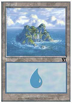 Island (338) (Classic 6th Edition) Near Mint