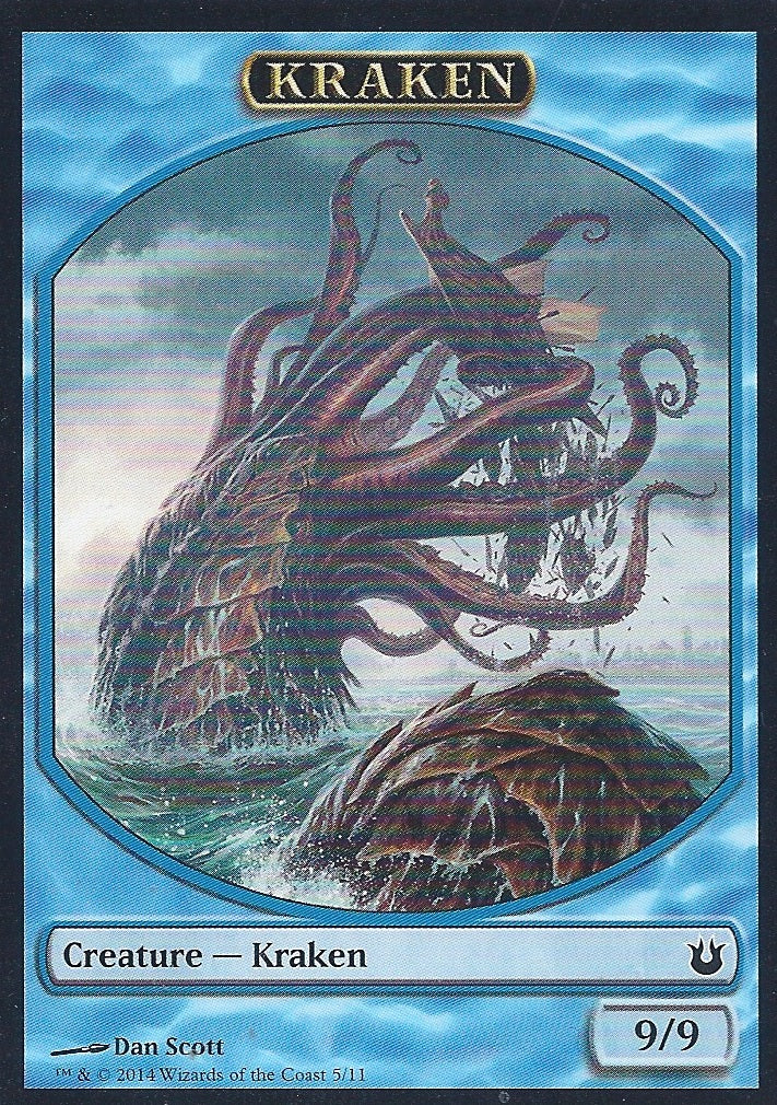 Kraken Token (Born of the Gods) Near Mint