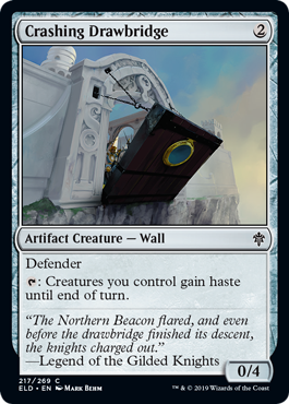 Crashing Drawbridge (Throne of Eldraine) Medium Play