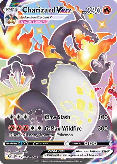 Charizard VMAX (Shining Fates: Shiny Vault) Near Mint Holofoil