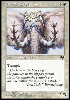 Iron Tusk Elephant (Mirage) Near Mint
